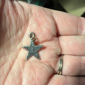 Silver Star Charm Pendant 1360